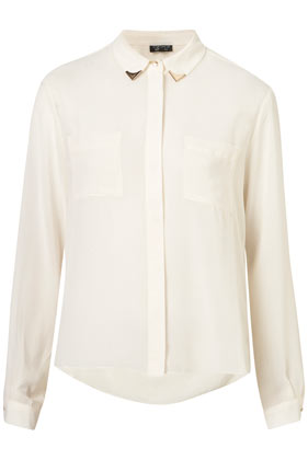 Longsleeve Collar Tip Shirt