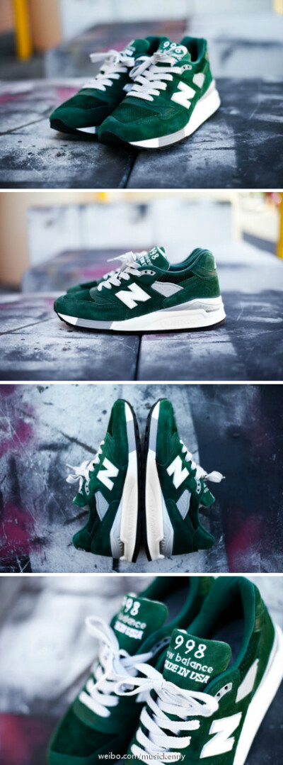 美产New Balance M998 丛林绿