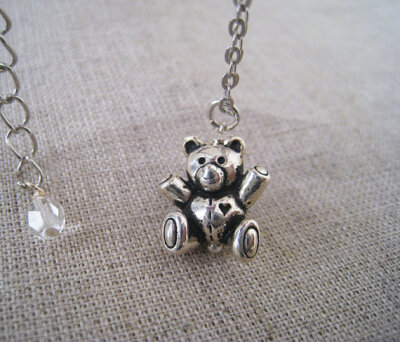 Tiny Teddy Bear Necklace