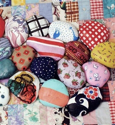 painted rocks by virgie