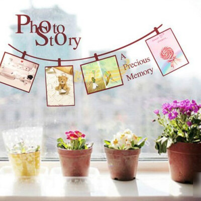 【微装修首选】飞彩家饰“照片的故事”墙贴