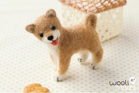 Miniature Shiba Needle Felting Kit