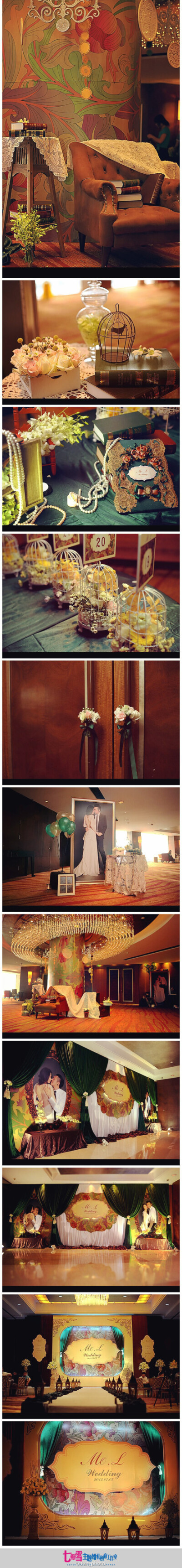 2012.7.7 ，很不错的复古风格婚礼案例。（策划：@七瓣雪主题婚礼创意工作室 分享：@Jun_photo ）