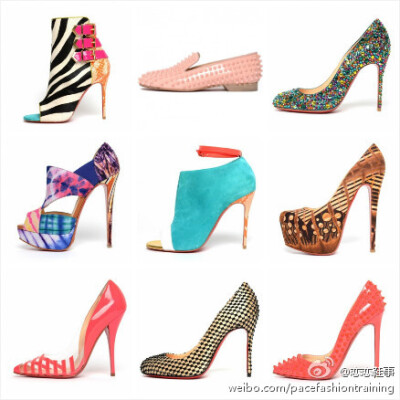 Christian Louboutin 2013春夏，缤纷色彩和各种脚疼