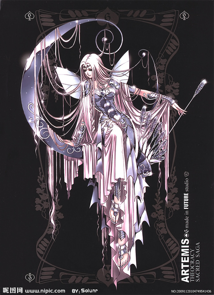 月亮与狩猎女神阿尔忒弥斯