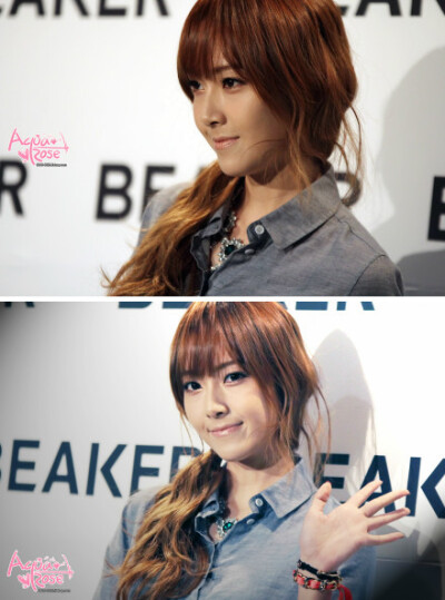 121025 BEAKER Launching Party 饭拍西卡 好像比之前更瘦了。。。线条好美。。不要太辛苦哦