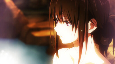 brunettes screenshots anime purple eyes anime girls Hyouka Chitanda Eru / 1920x1080 Wallpaper