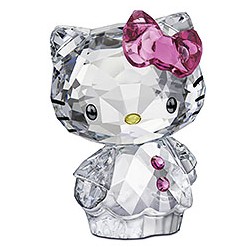 施华洛世奇 211秋冬款Hello Kitty Pink猫摆件