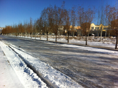 2012年11月2日中国多地普降大雪（内蒙古鄂尔多斯下雪过后第三天雪景）