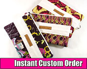 Instant Custom Order - Gathered Clutch - Made to Order