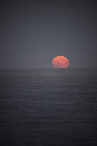 Moon on Horizon