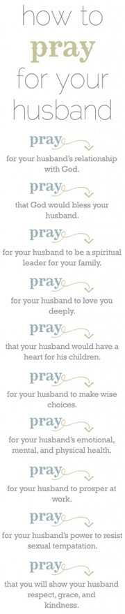 How to pray for your husband