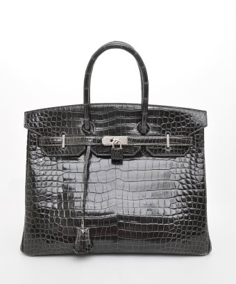 style #321764201 graphite croc porosus lisse &#39;Birkin 35&#39; vintage top handle bag 我想知道这个包的价值除了牌子之外还在哪里
