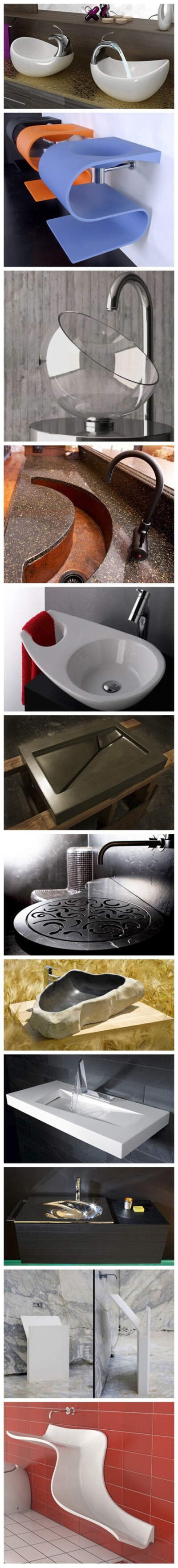 【设计鉴赏】12款创意洗手池设计