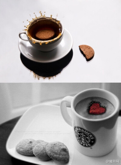 #暖coffee#咖啡+饼干=美好的下午。