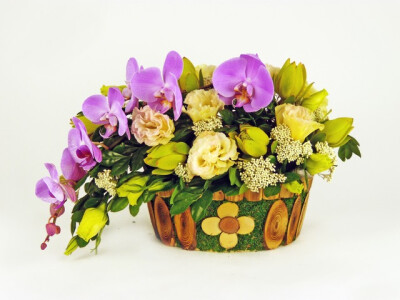 花店鮮花擺設(shè) 雲(yún)上蘭 Florist Flower Arrangement P2400