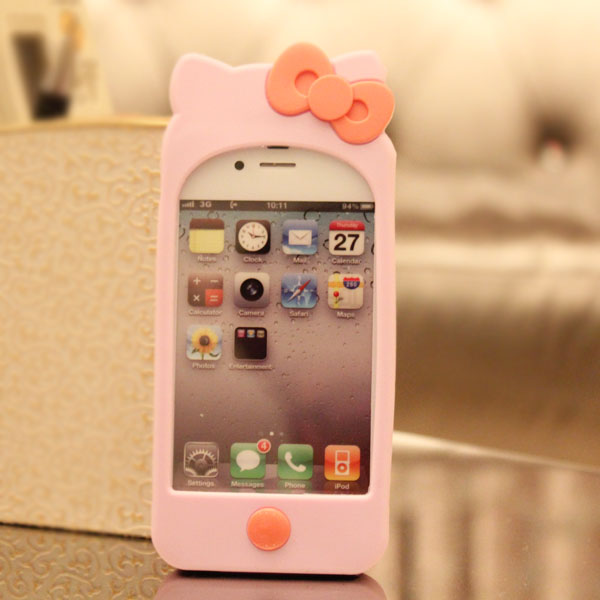 聪明豆 Hello Kitty iphone4/iphone4s手机壳