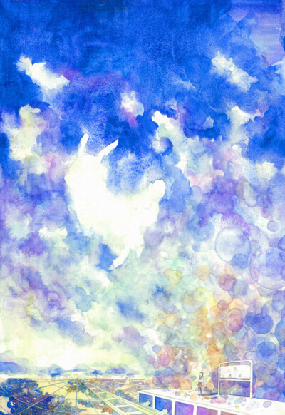 Mixmelts水彩插画