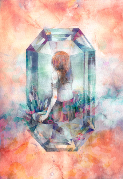 Mixmelts水彩插画