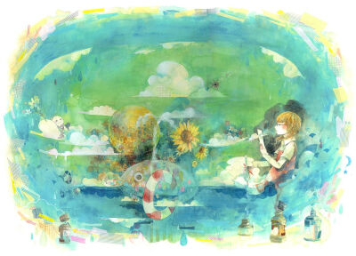 Mixmelts水彩插画