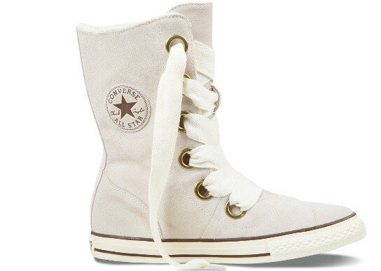 11月新款 Chuck Taylor All Star Beverly Lace Up 雪地靴 灰白