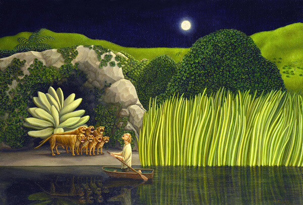 英国女艺术家Helen Flockhart绘画作品..