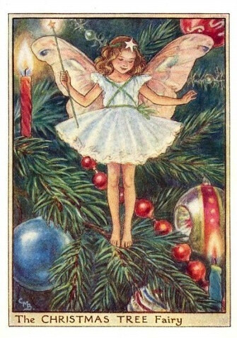 The CHRISTMAS TREE Fairy.插画师：Cicely Mary Barke