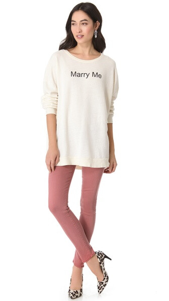 Wildfox Marry Me, Juliet Sweatshirt