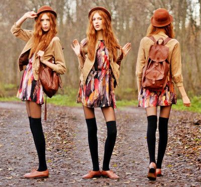 In Love With Fashion Dress, Shoes And Jacket, Backpack