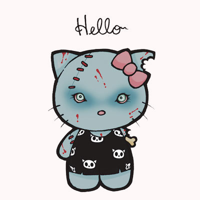 MYT.HK麦记 个性创意/情侣装 hello kitty T恤