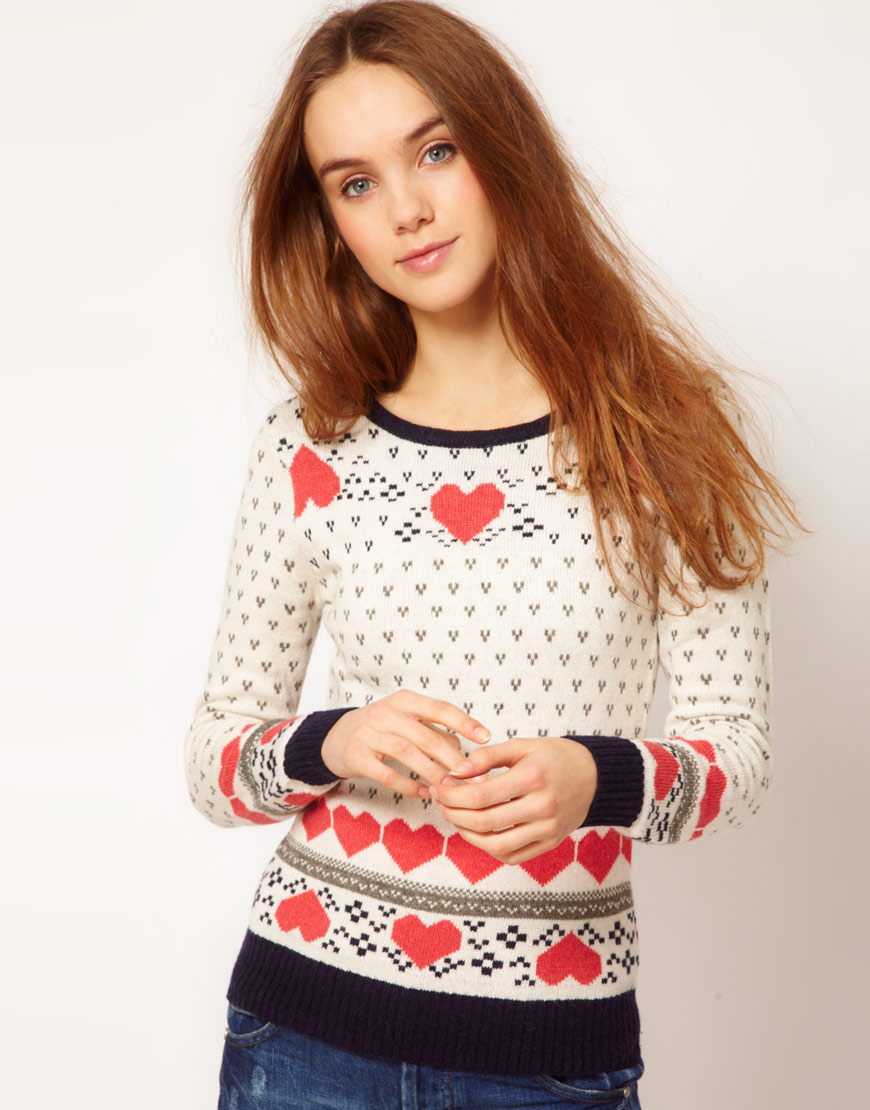 A Wear Heart Fairisle Jumper