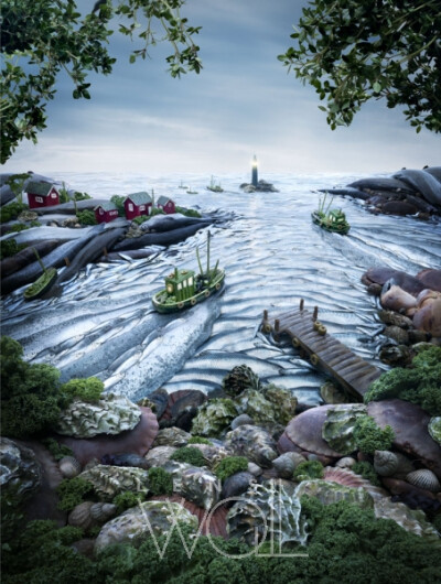 Fishscape - By Carl Warner