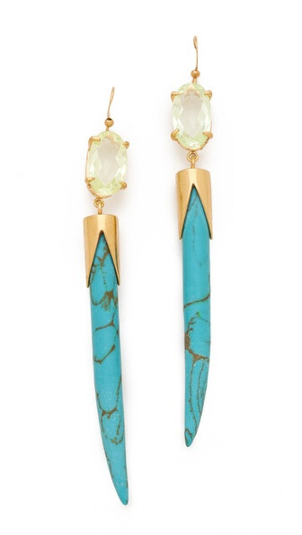 Kelly Wearstler 切面石耳环