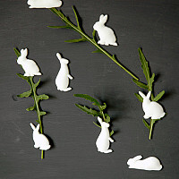 荷蘭Puhlmann小兔便簽留言磁貼Bunny memo magnet (8 pcs)現貨