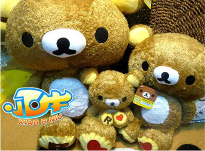 Rilakkuma 长毛毛轻松熊公仔~~三size！有爱哦~