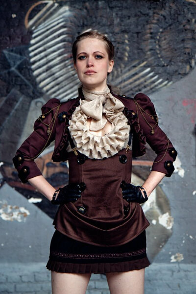 Brown Steam Bolero Jacket Steampunk Victorian