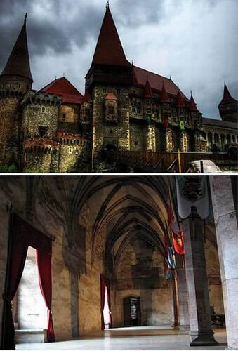 布朗城堡：吸血鬼城堡。布朗城堡又称为吸血鬼城堡，坐落在罗马尼亚，传说它是世界头号吸血鬼居住的地方。这个城堡原是匈牙利国王于1377年开始兴建的，本是用来抵御土耳其人的防御工事。1382年建成后，这里逐渐成了集…