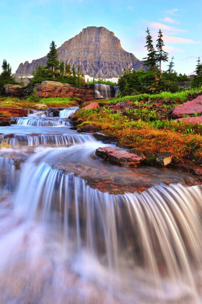 Photograph Glacier's Cascades by Bernard Chen on 500px