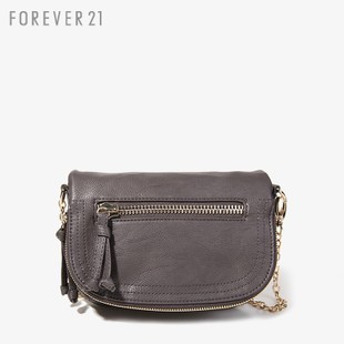 FOREVER21 包袋 F21拉链翻盖斜挎包