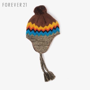 FOREVER21 条纹护耳帽