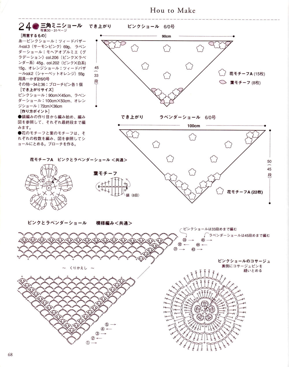 玫瑰三角巾