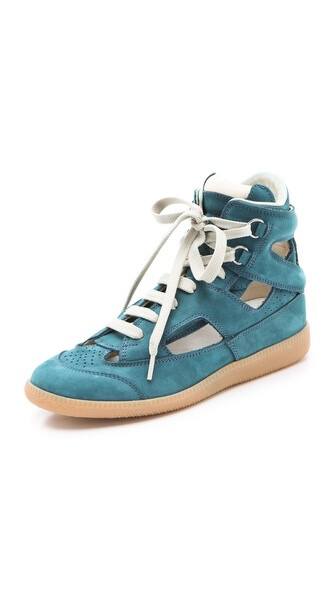 Maison Martin Margiela Suede Cutout Sneakers