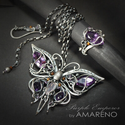 Purple Emperor set 2 by ~AMARENOstyle on deviantART