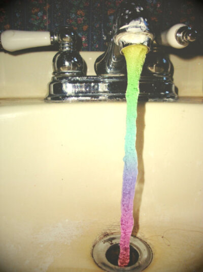 RAINBOW FROM THE TAP