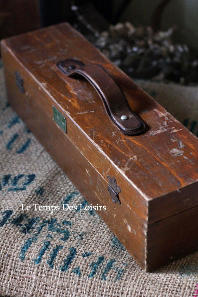 木工*杂货 旧木手提收纳工具箱 橱窗陈列展示道具