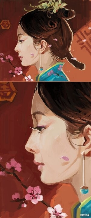 陈柏言的画91写意又逼真