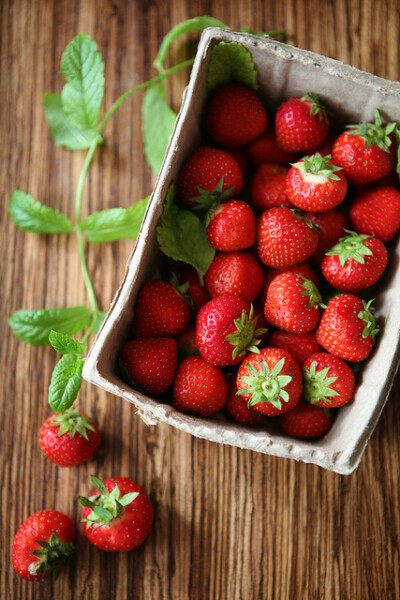 美食,草莓,水果,吃货