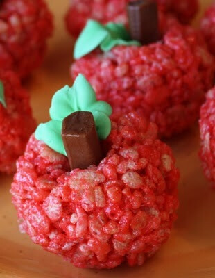 Rice Krispie Apples