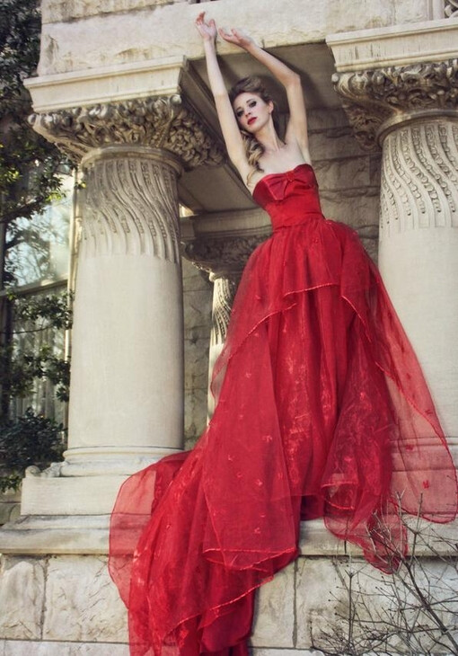 Red dress