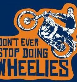 欧美风格个性T恤/情侣装-wheelies